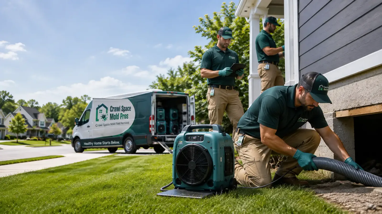 Crawl Space Mold Removal in Buckland, MA